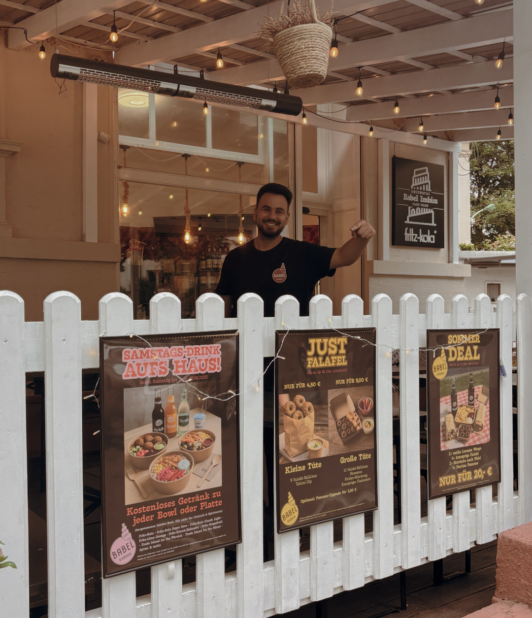 Frische Gerichte bei Babel Imbiss